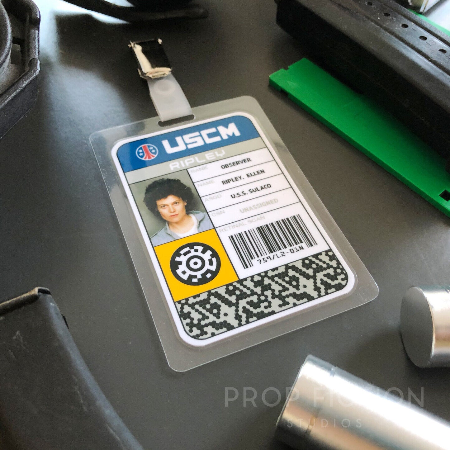 Colonial Marine Cosplay Costume IDs: Prop USS Sulaco Ship Crew Access IDs / Clip-on Cosplay Security Cards
