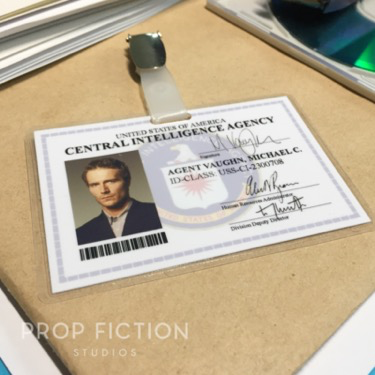Alias - Prop Special Agent Security Access IDs / Cosplay Intelligence Agency Clip-on Wallet Cards