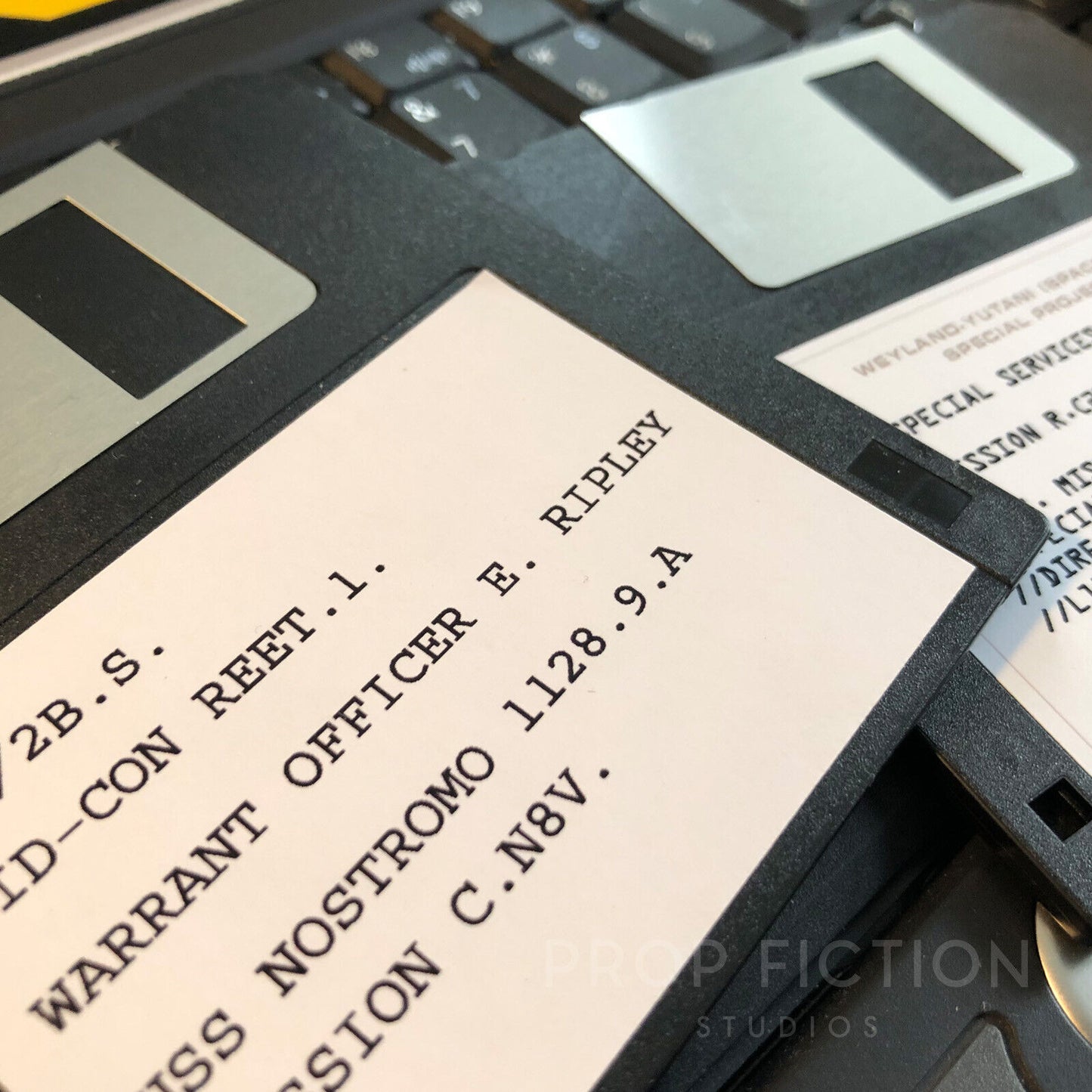 Aliens Cosplay Display Prop Disks: Pair of Prop 3.5” Weyland Yutani Disks / Classified LV-426 Directives