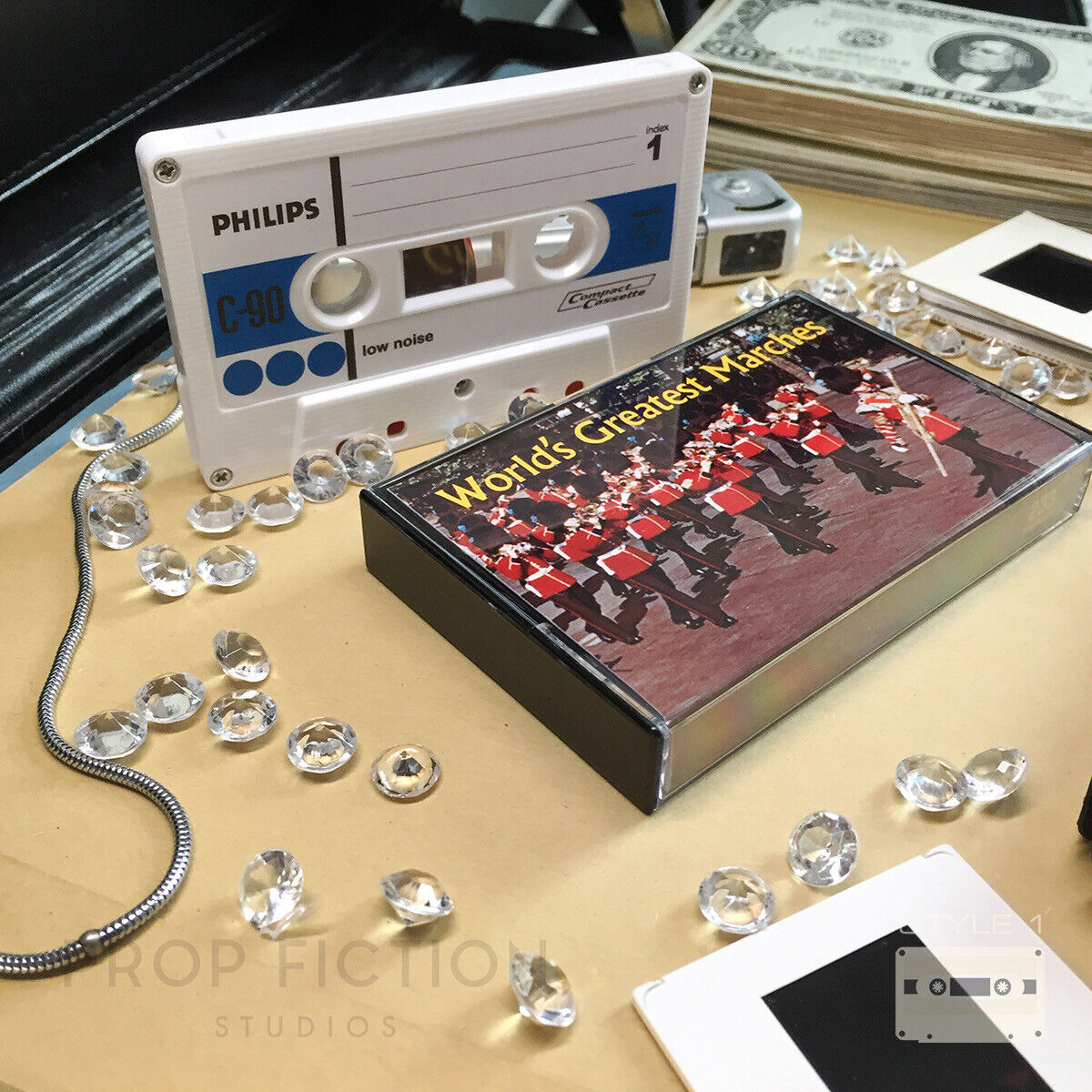 Cosplay Display Prop: DAF - Prop Satellite Control C90 Cassette Display Tape