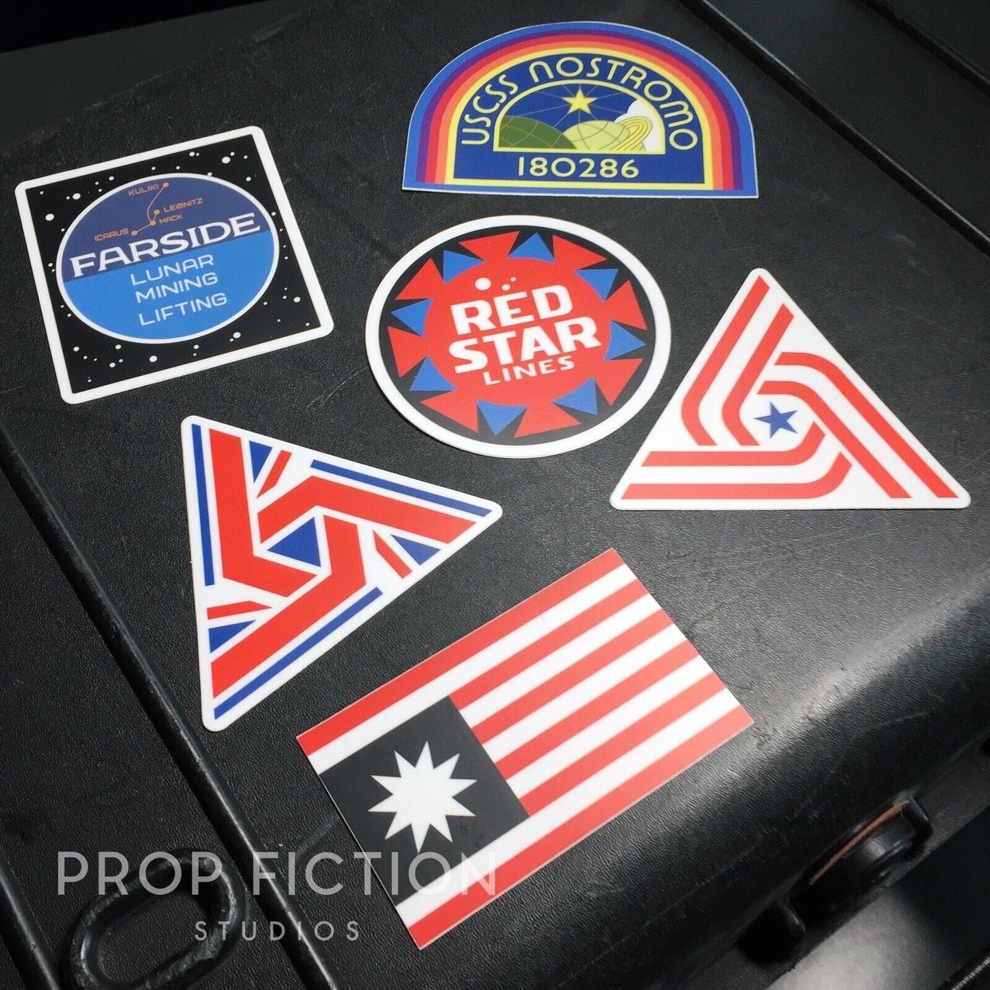 Cosplay Set Dressing Display: Prop USCSS Nostromo Starfreighter Stickers / Spaceship Equipment Decals