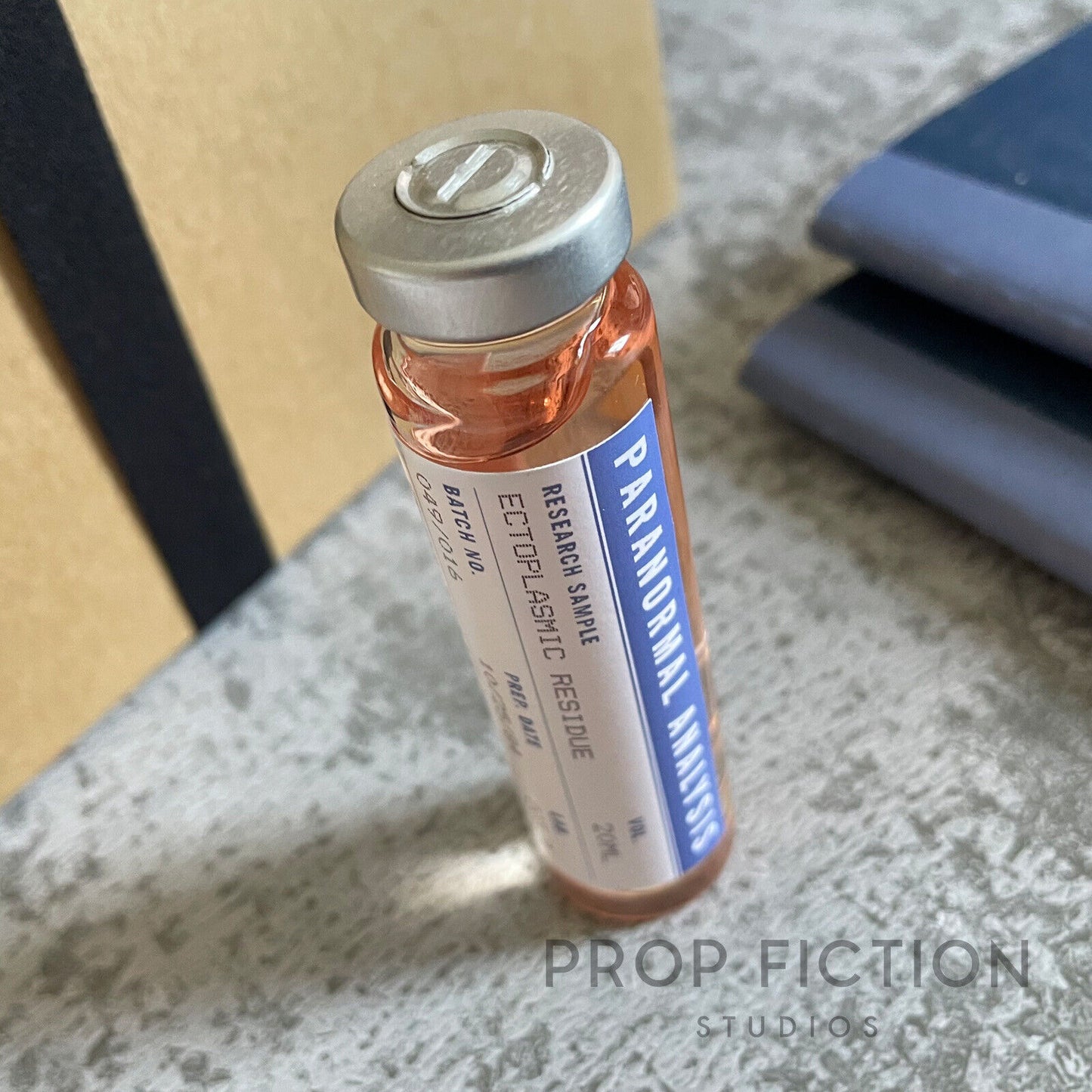 Ghostbusters Display: Prop Ectoplasm Sample Vial / Cosplay Paranormal Studies