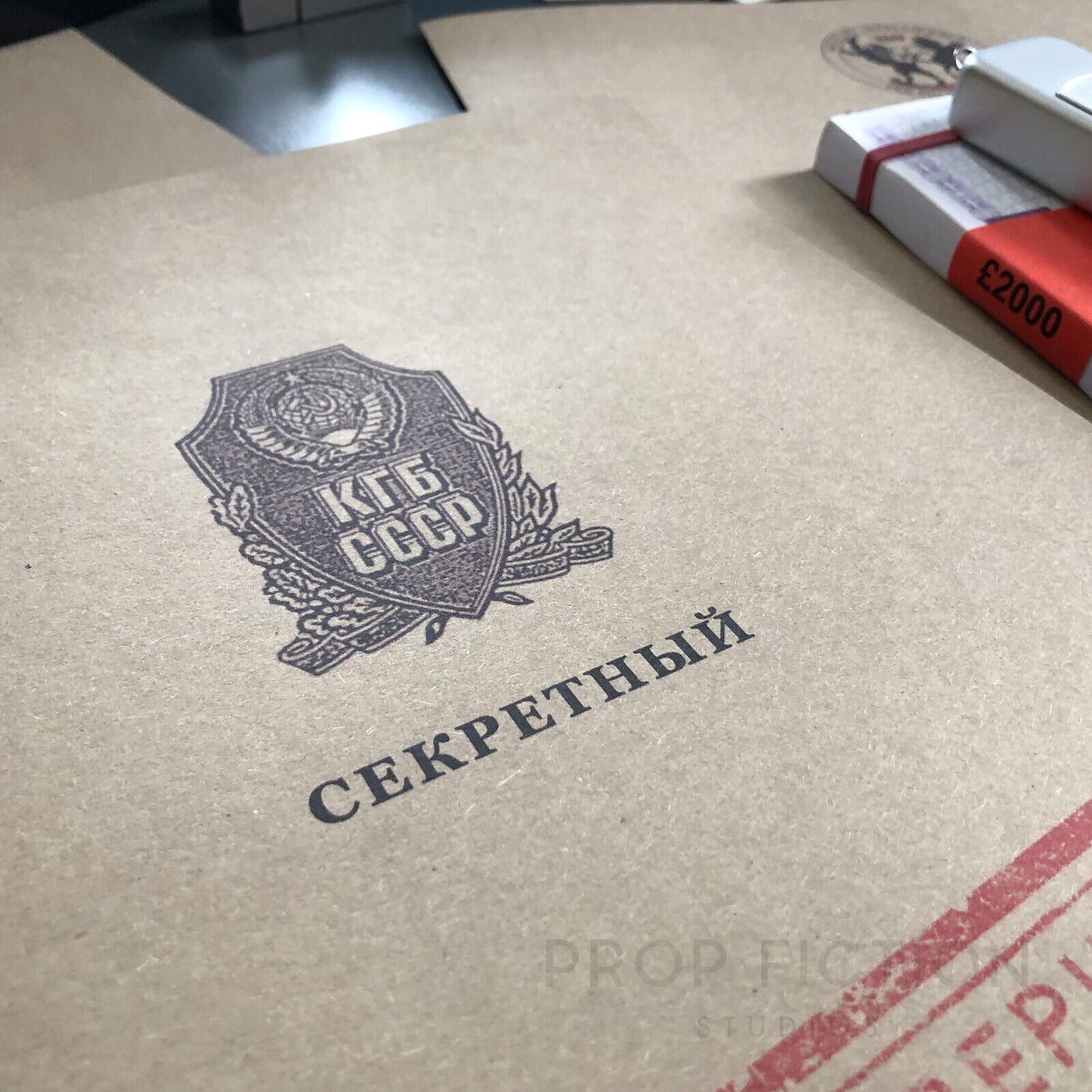 Movie Prop Secret Agent Mission Report Files / 3 x Cosplay Spy Folder Set