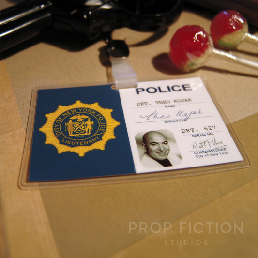 Kojak: Detective Warrant Clip-on Prop / Cosplay Police Detective ID Card