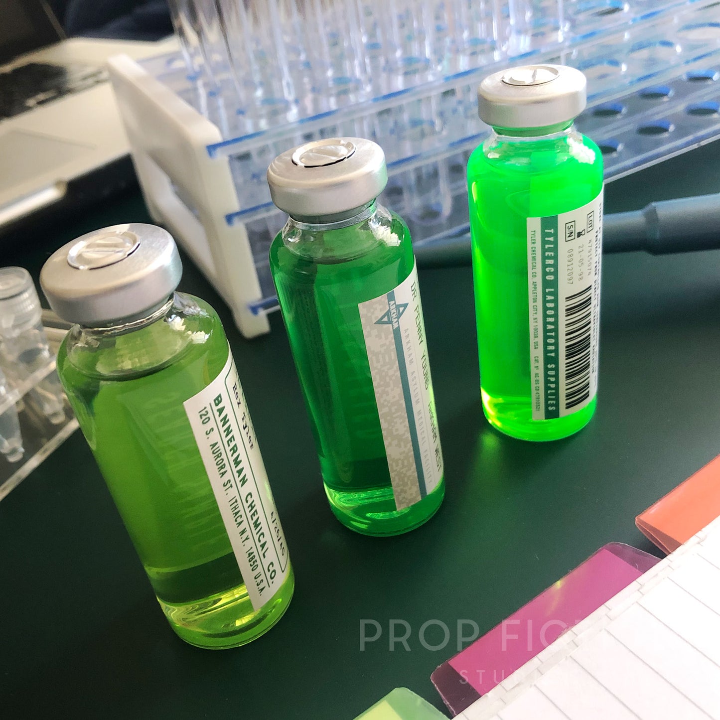 Prop 'MiracIo' / TBU ‘Titan Formula' / ‘Venom’ Cosplay / Sealed Glass Vials