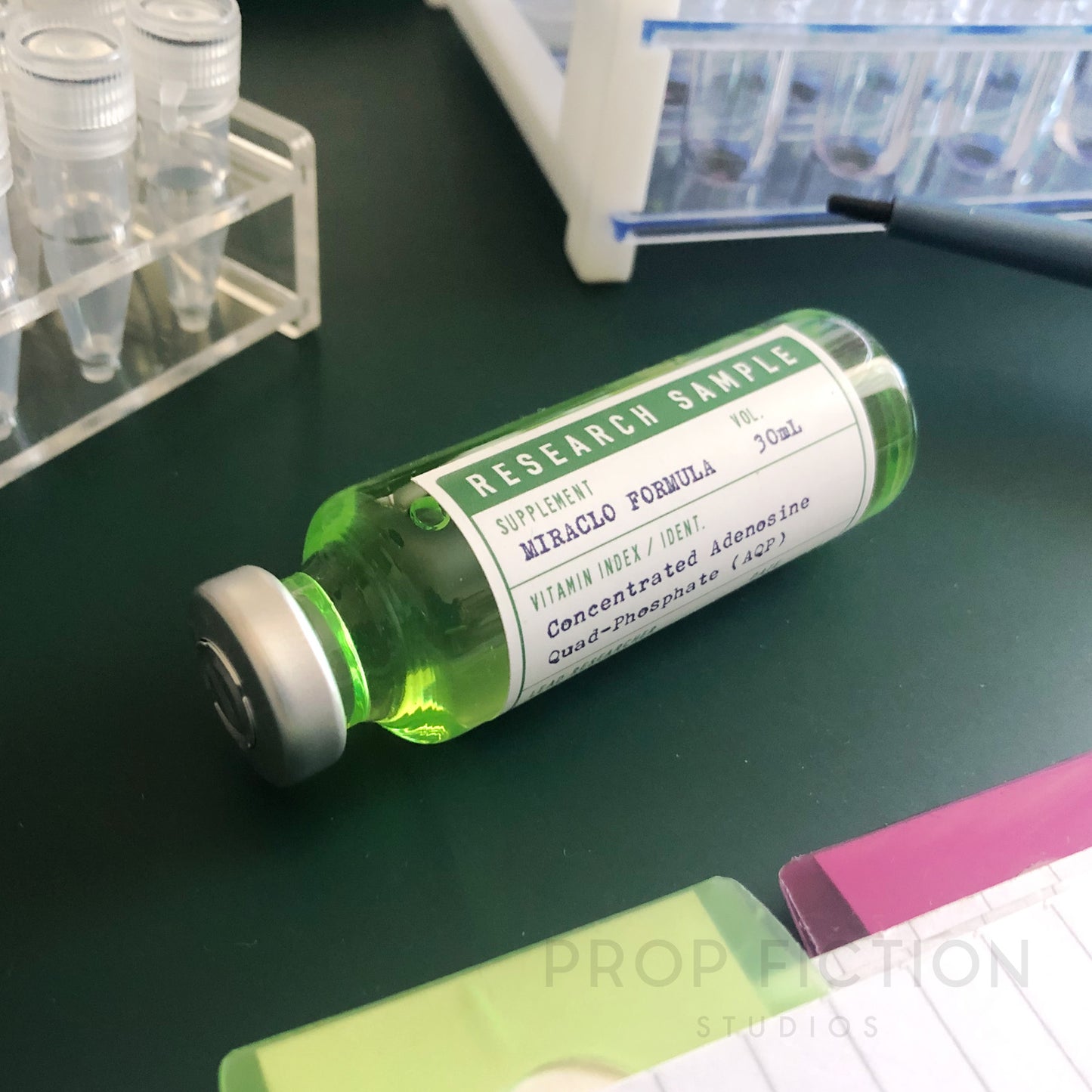 Prop 'MiracIo' / TBU ‘Titan Formula' / ‘Venom’ Cosplay / Sealed Glass Vials