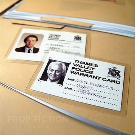 Inspector Morse: DCI Morse & DS Lewis Detective Prop Warrants / Cosplay Police ID Card