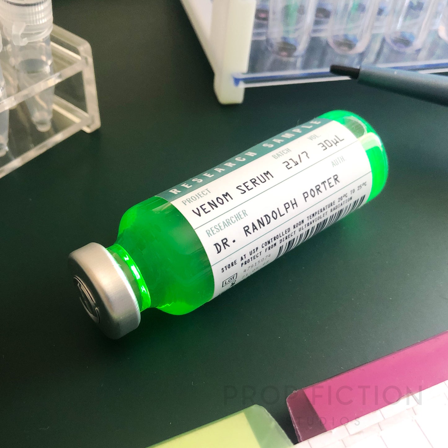 Prop 'MiracIo' / TBU ‘Titan Formula' / ‘Venom’ Cosplay / Sealed Glass Vials