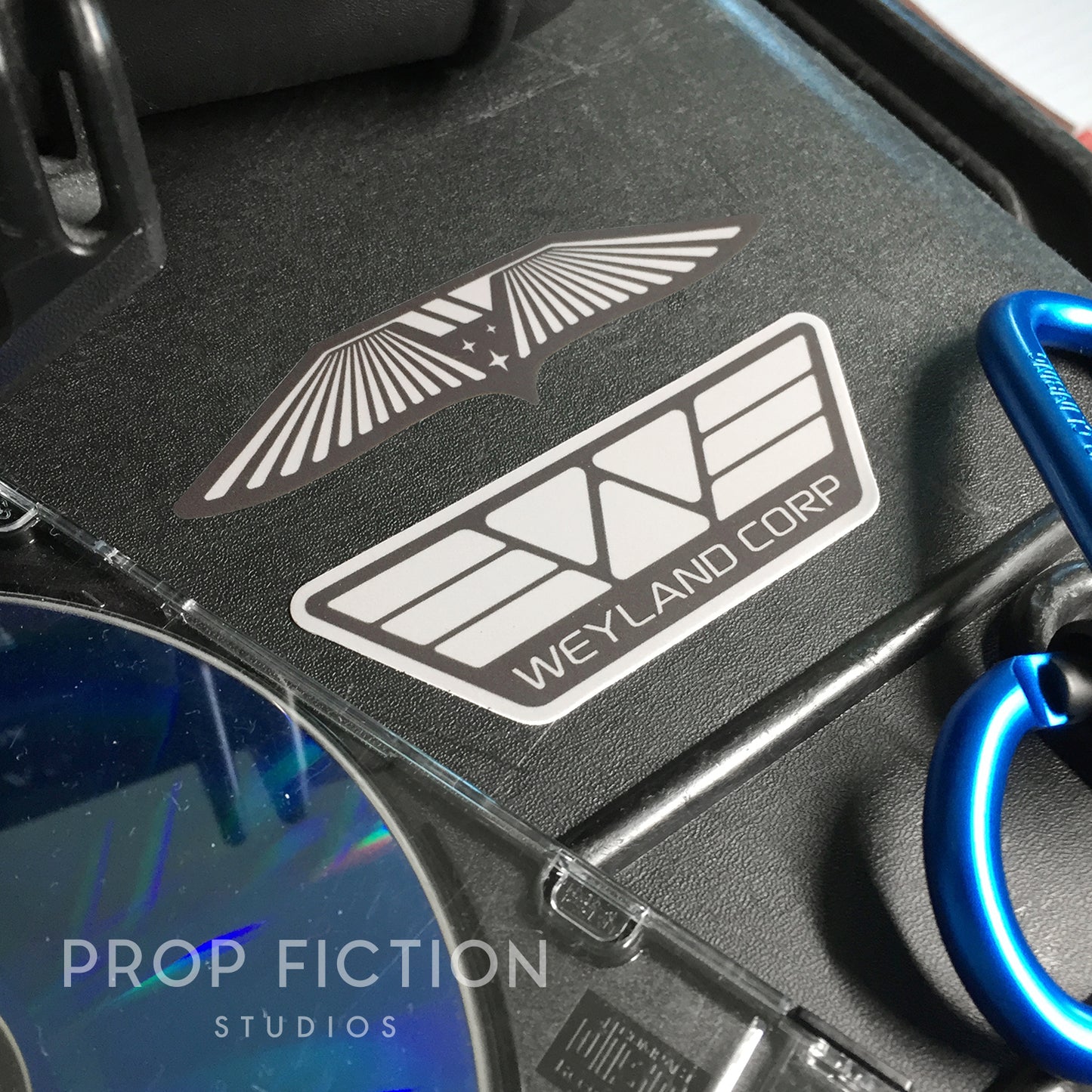 Prometheus - Pair of Prop EVA Spacesuit Stickers / Ship Equipment Case Set Decal