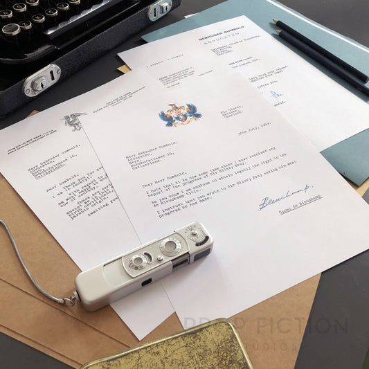 James Bond 007: On Her Majesty’s Secret Service / OHMSS - Correspondence Letters
