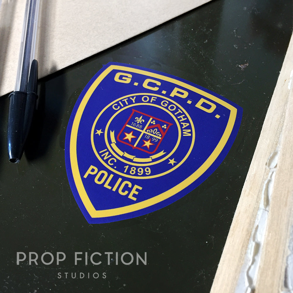 Gcpd TBU: Prop GCPD Gotham City Police Equipment Case Sticker / Vehicle Car ...