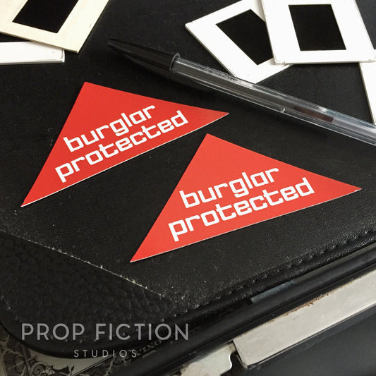 James Bond 007 Cosplay Display: For Your Eyes Only - Prop Window Decals / Set Dressing Stickers