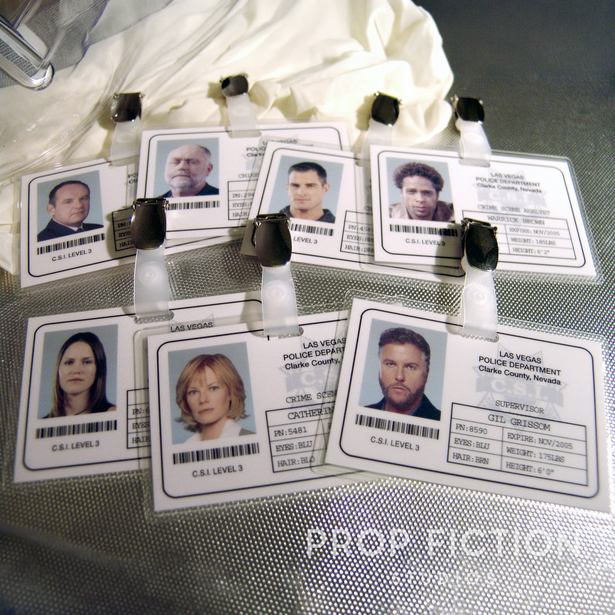 CSI: Las Vegas: Season 7 - Crime Scene Investigation Prop ID Card Set