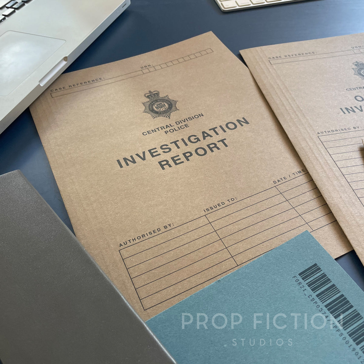Movie Prop Central Division Police Case Files / 4 x Cosplay Investigation Folder Set