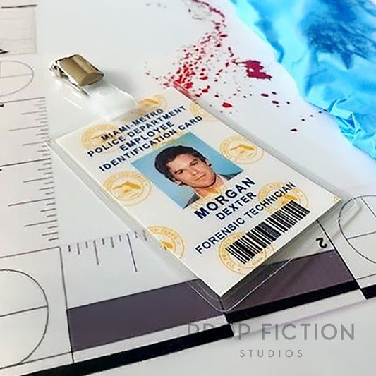 Dexter - Miami Metro Forensics Department Clip-on Cosplay Prop ID Card