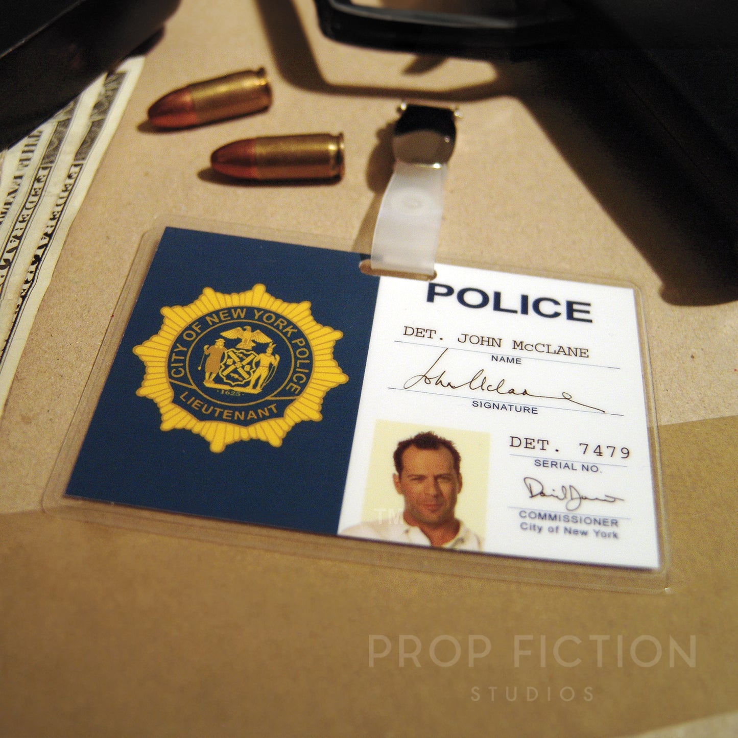 Die Hard: John McClane NY Detective Warrant Prop / Cosplay ID Card