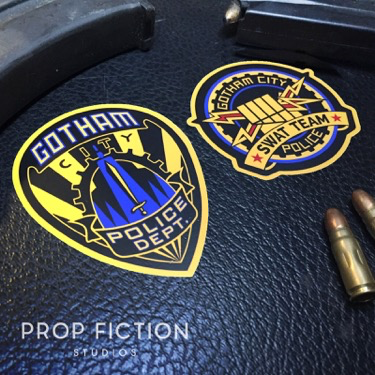 BF / TBU - Prop Gotham Police Equipment Stickers / Set Dressing Decals