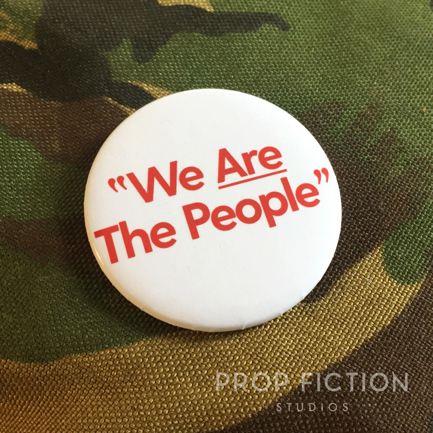 Taxi Driver: Prop ‘We Are The People' 2.25" Button Badge / Costume Cosplay