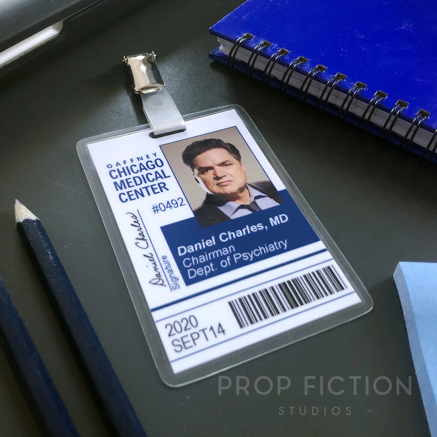 Chicago Med - Prop Gaffney Medical Access IDs / Hospital Clip-on Cosplay Cards