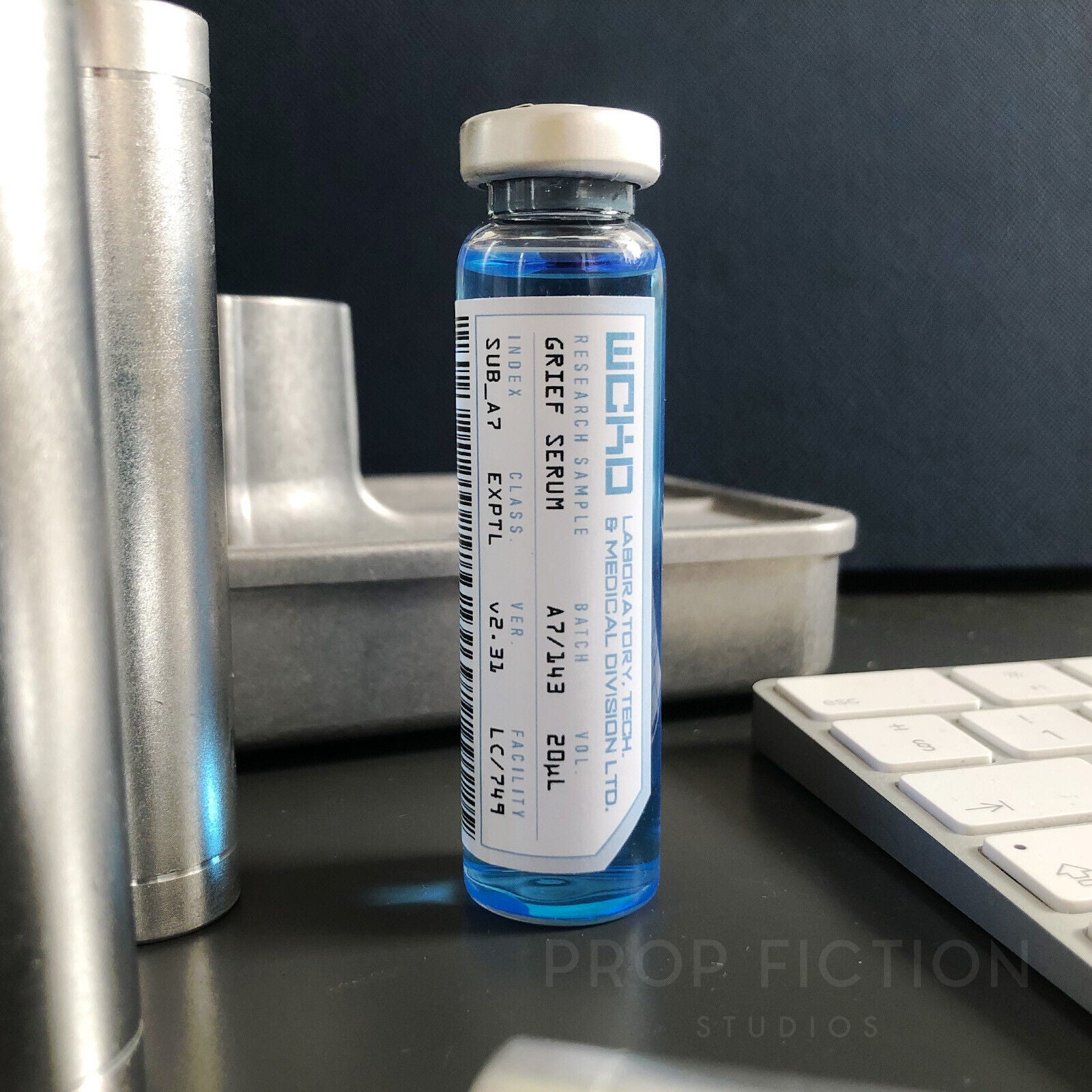 Wckd Lab The Maze Runner - Prop โGrief Serumโ Antidote / Sealed 20ml WCKD Displ ...