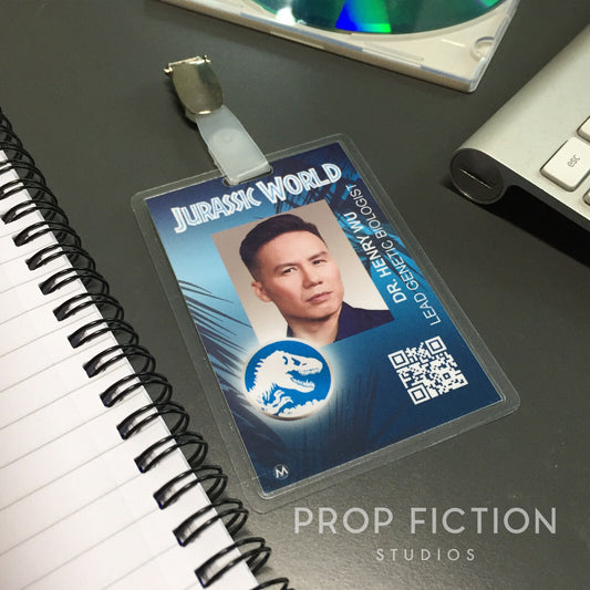 JPU / JW - Prop Masrani / InGen Pass Clip-on Prop / Cosplay ID Cards