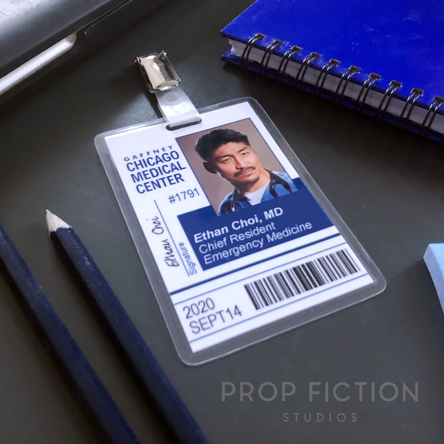 Chicago Med - Prop Gaffney Medical Access IDs / Hospital Clip-on Cosplay Cards