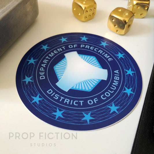 Minority Report: Prop ‘Department of Precrime' Case Sticker / Equipment Decal