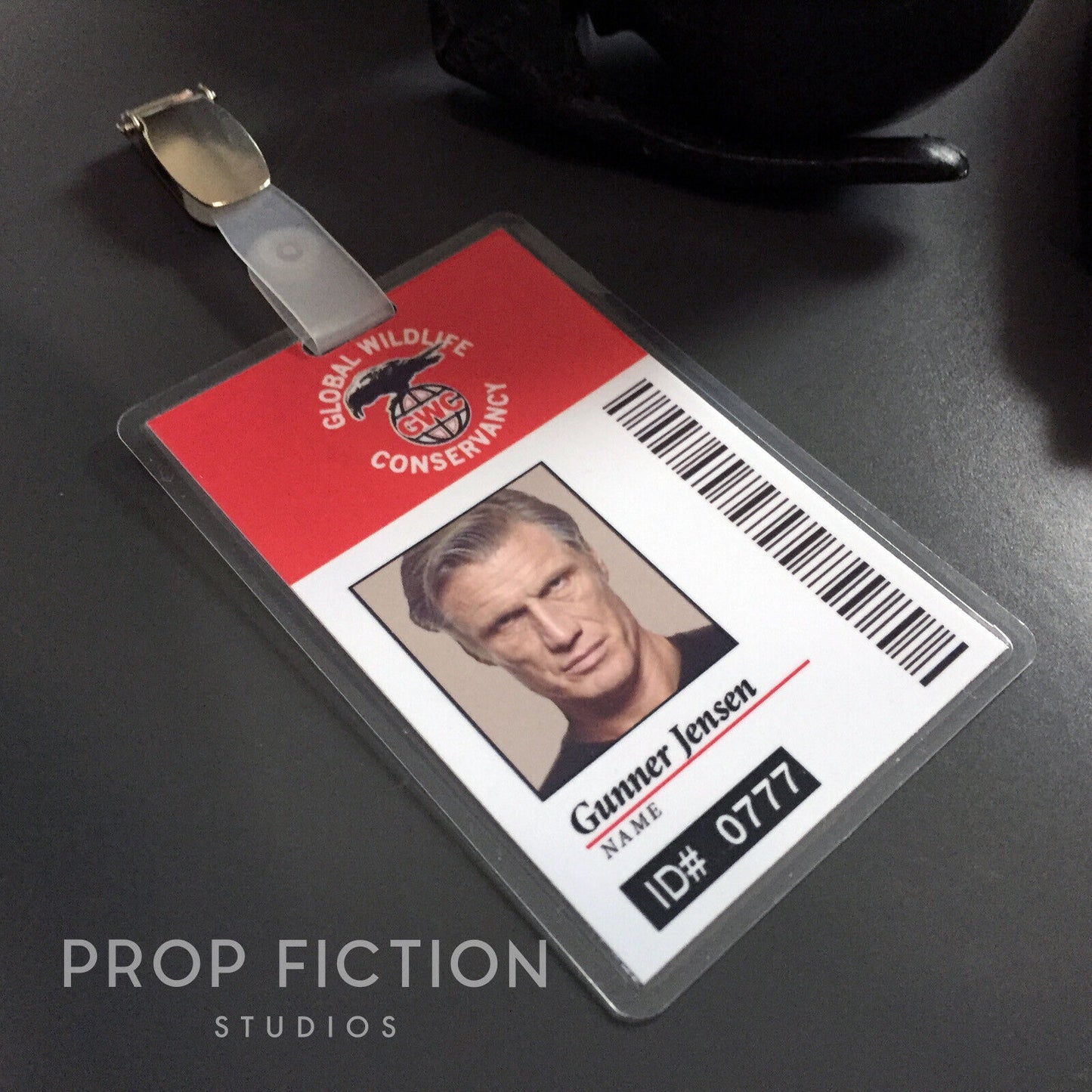 The Expendables: Prop GWC Global Wildlife Conservancy Clip-on Cosplay ID Cards