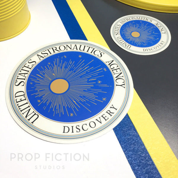 2001: A Space Odyssey - Prop USAA Discovery Stickers / Set Dressing De ...