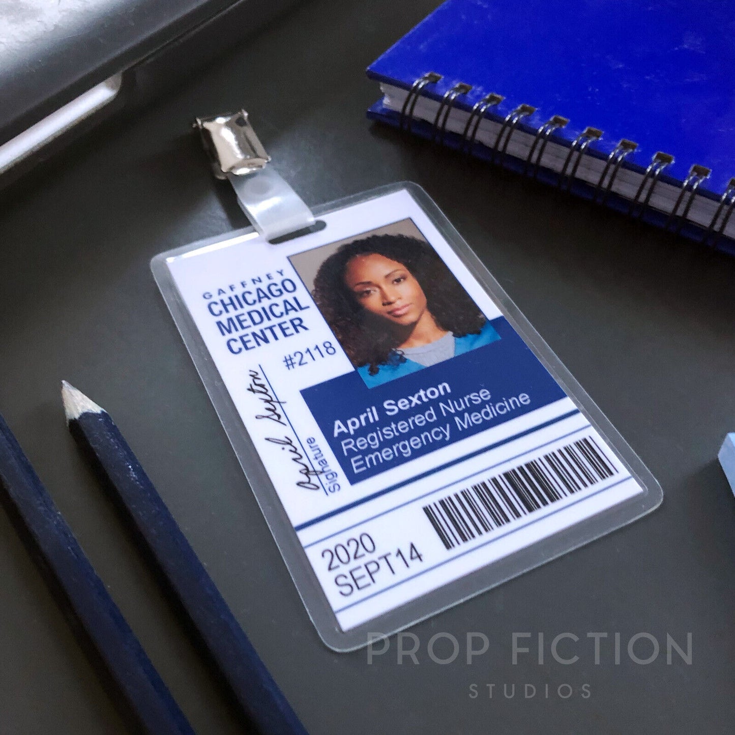 Chicago Med - Prop Gaffney Medical Access IDs / Hospital Clip-on Cosplay Cards