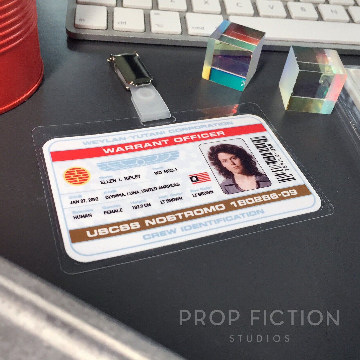 Cosplay Costume IDs: Prop USCSS Nostromo Weylan-Yutani Corporation Crew Cosplay ID Cards