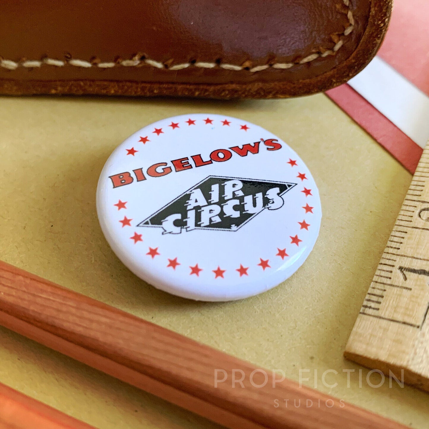 The Rocketeer: Prop 1.25” 'Bigelow's Air Circus' / Cosplay Costume Button Badge