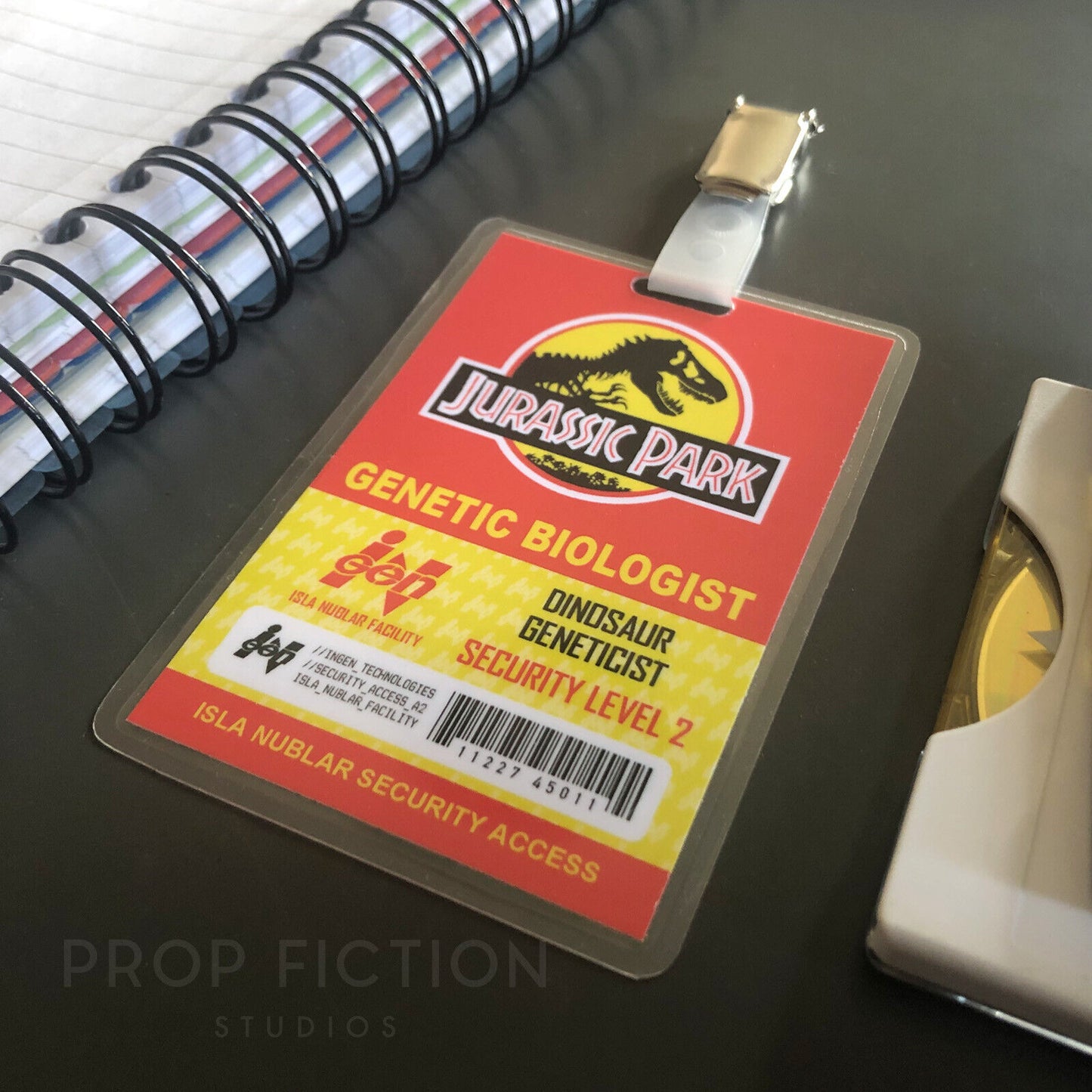 JP / JPU - Prop InGen Security Clip-on ID Passes / Cosplay ID Card Badges