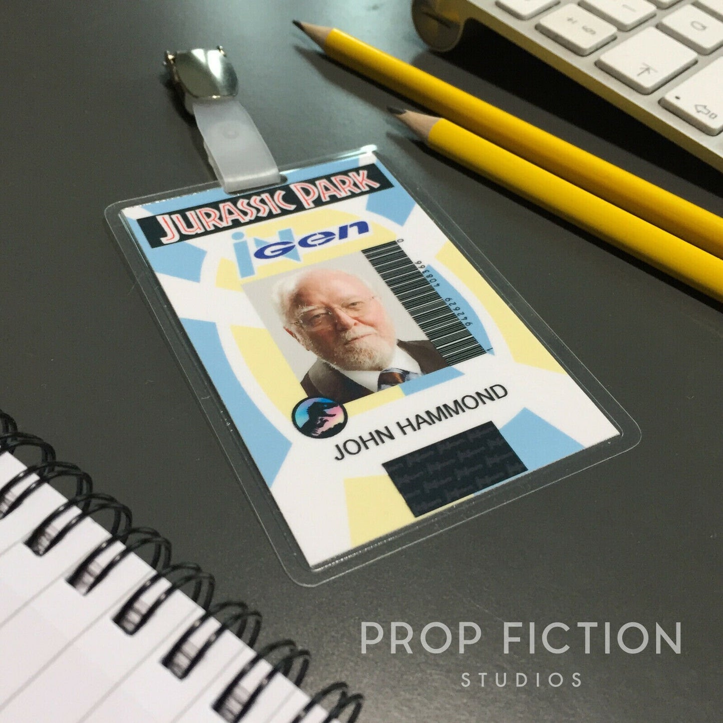 JP / JPU - Prop InGen Security Clip-on Badges / Employee Cosplay ID Cards