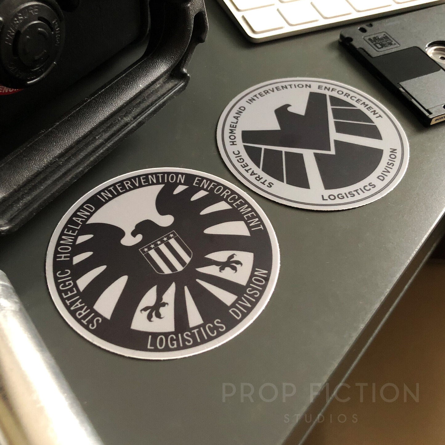 Cosplay Set Dressing Props - Pair of Prop Vehicle Stickers / Equipment Decals