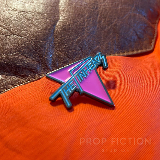 Marty McFly Costume Badge: BTTF Prop ‘The Pinheads’ Costume Band Cosplay Pin Badge