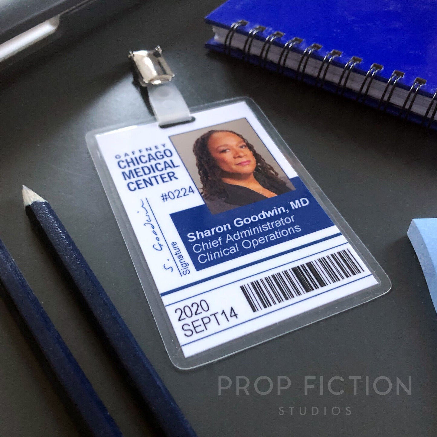 Chicago Med - Prop Gaffney Medical Access IDs / Hospital Clip-on Cosplay Cards