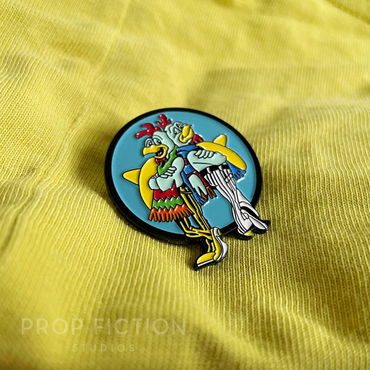 Los Pollos Hermanos: Prop Costume Cosplay Badge / Popular Culture Lapel Pin