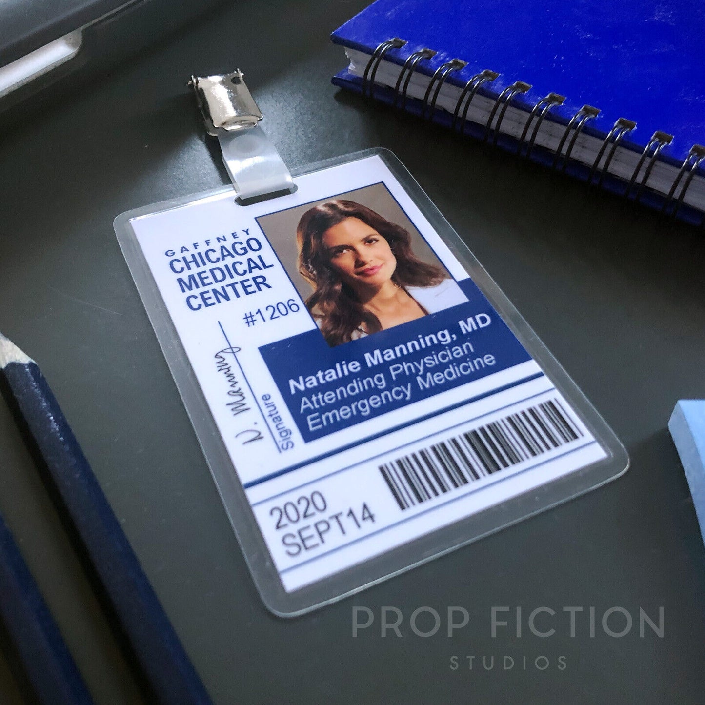 Chicago Med - Prop Gaffney Medical Access IDs / Hospital Clip-on Cosplay Cards