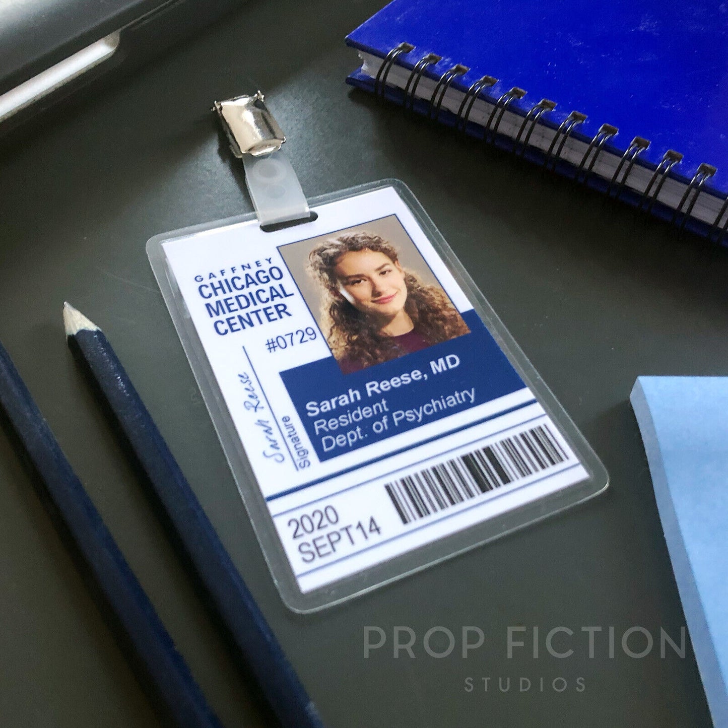 Chicago Med - Prop Gaffney Medical Access IDs / Hospital Clip-on Cosplay Cards