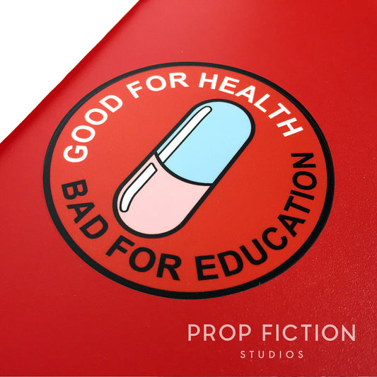 Akira - 'Good for Health / Bad for Education' Case Sticker / Equipment Decal