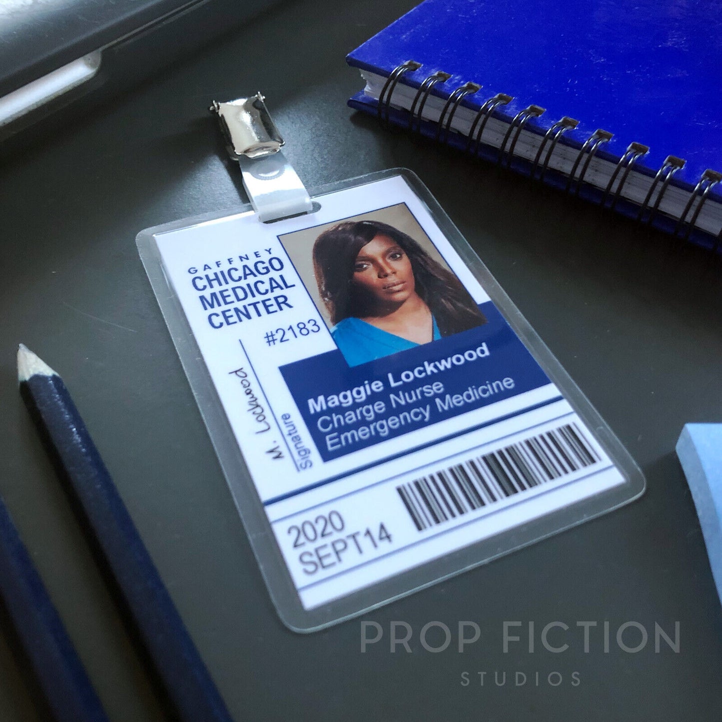 Chicago Med - Prop Gaffney Medical Access IDs / Hospital Clip-on Cosplay Cards