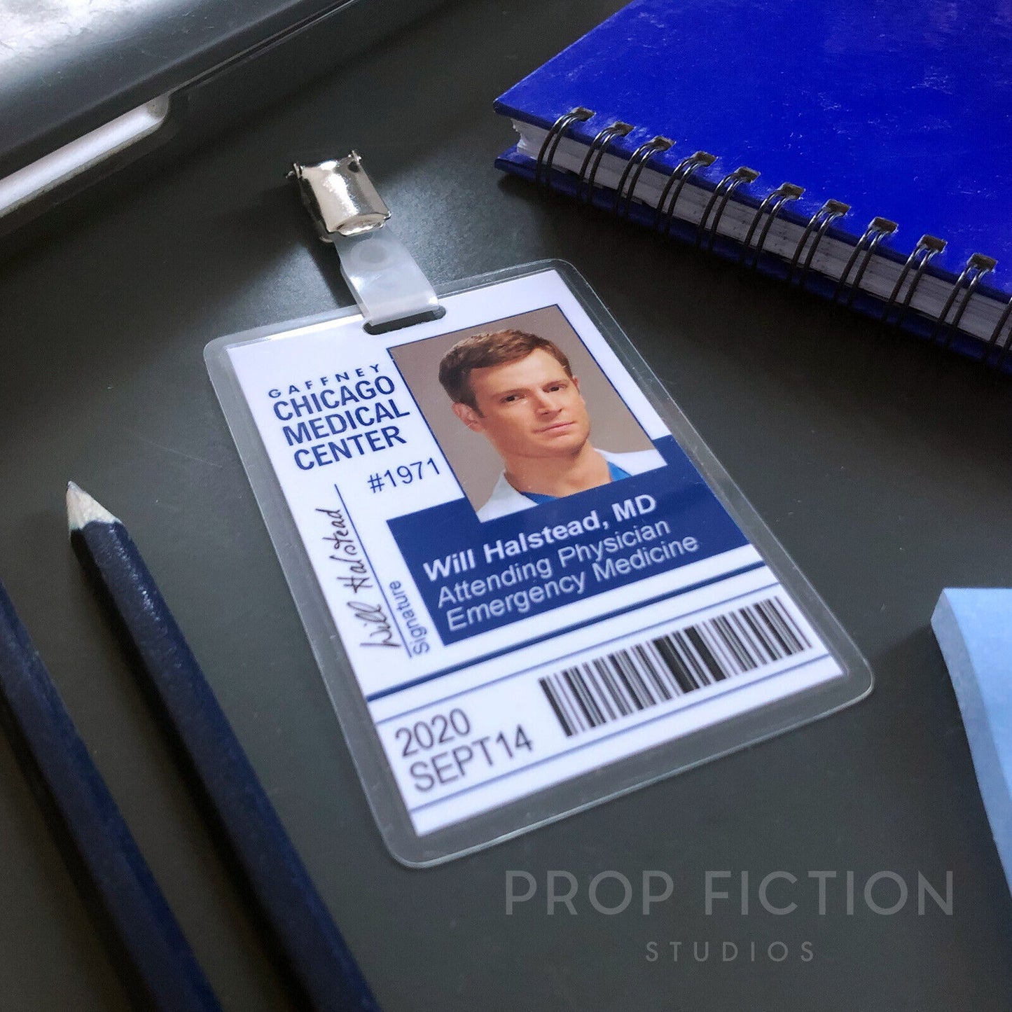 Chicago Med - Prop Gaffney Medical Access IDs / Hospital Clip-on Cosplay Cards