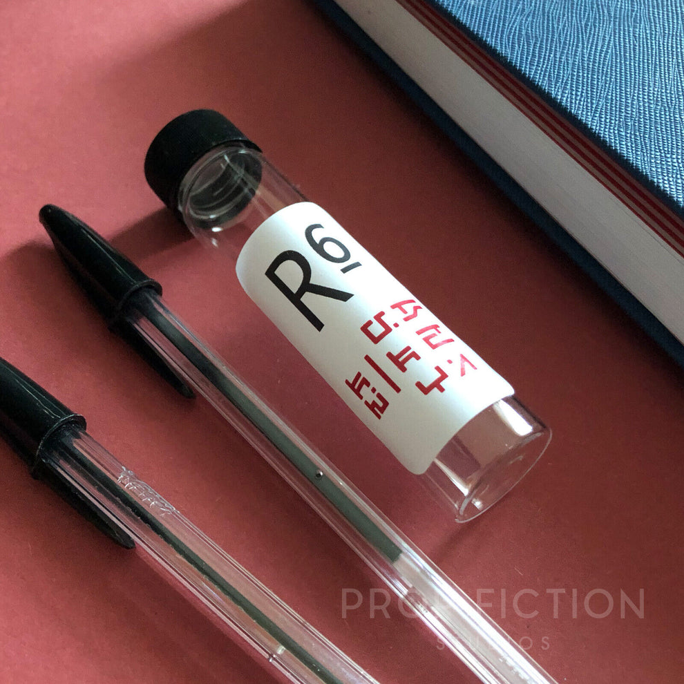 V: Prop Visitor R6 Compound Vial / Empty Glass Laboratory Sample Cospl ...