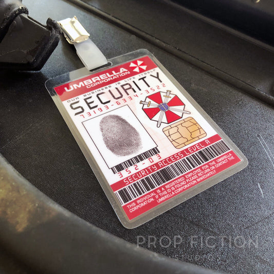 Resident Evil: Prop Umbrella Corporation ID / Cosplay Clip-on Security Pass