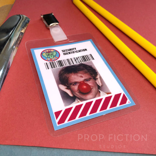 Toys: Prop Zevo Toys 'Leslie Zevo' Employee Pass / Cosplay Security ID Card