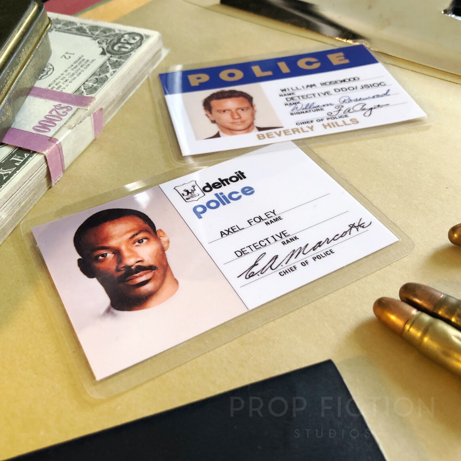 Beverly Hills Cop III - Prop Detective Foley & Rosewood Warrant ID Car ...