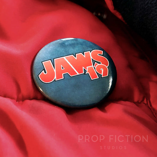 Back to the Future II: BTTF Prop 'Jaws 19' Promo Cosplay 1.5”  Button Badge