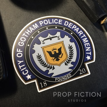 TBU / TDK: Prop Gotham Police Case Sticker / Set Dressing Display Decals