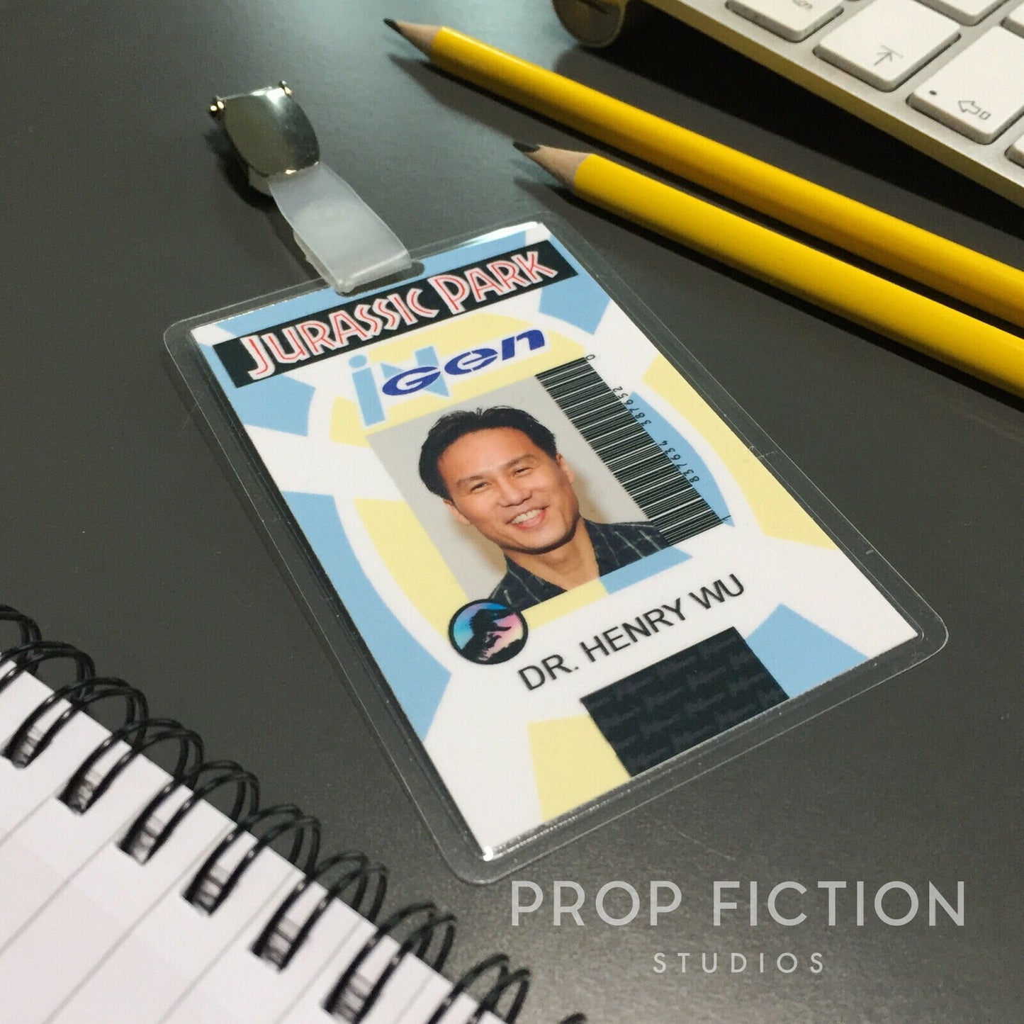 JP / JPU - Prop InGen Security Clip-on Badges / Employee Cosplay ID Cards